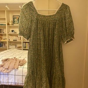 Berkley Dress Green Blooming Meadow size XS